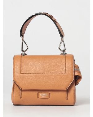Lancel Ninon Grained Leather Bag - Brown