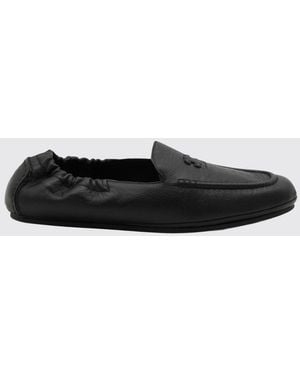 Celine Leather Loafers - White