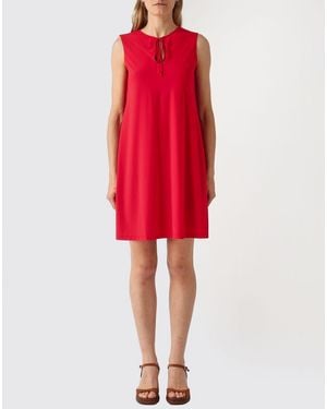 Maliparmi Jersey Mini Dress - Red