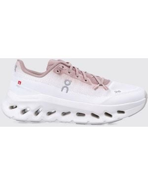 On Shoes Baskets Slip-On Cloudtilt Pour Femme En Polyester Recyclé - Blanc