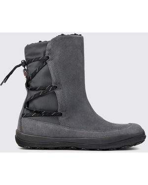 Camper Flat Ankle Boot - Black