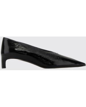 Jil Sander Polished Leather Pumps - Black