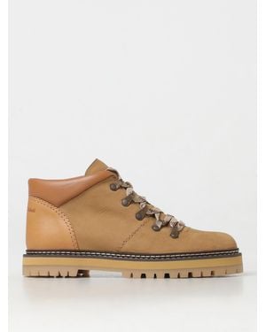 See By Chloé Flat Ankle Boots - Brown