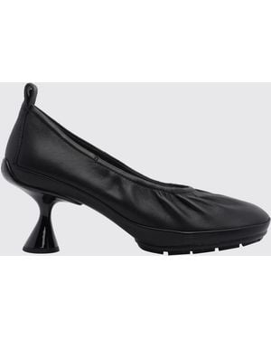 Camper Right Left Pumps Aus Kalbsleder Mit Mittlerem Spulenabsatz - Schwarz