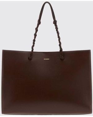 Jil Sander Large Tangle Tote Bag - Brown