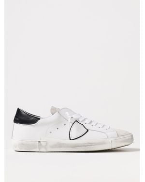 Philippe Model Paris Used Leather Sneakers - White