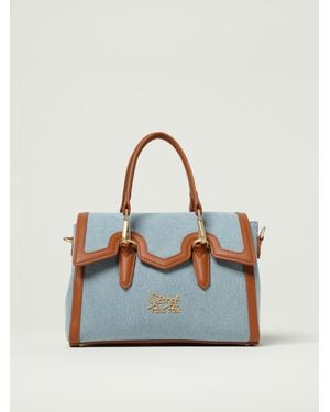 Secret Pon-pon Shoulder Bag - Blue
