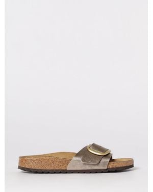 Birkenstock Laminated Leather Madrid Big Buckle Sandals - Multicolour