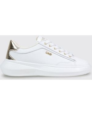 Liu Jo Casper 01 Faux Leather Sneakers - White