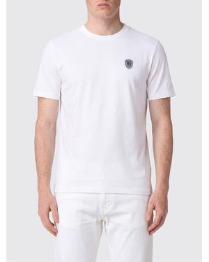 Blauer T-Shirt - White