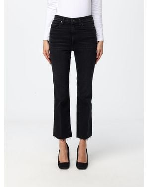 FRAME The Reboot High-Waisted Cropped Jeans - Black