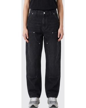 Carhartt Vaqueros Brandon De Pierna Ancha De Denim - Negro