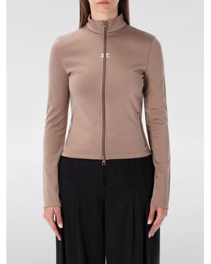 Courreges CourrÈ Ges Sweatshirt - Brown