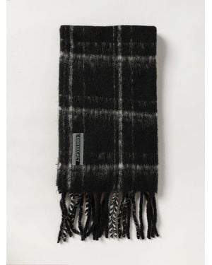 Our Legacy Estate Check Fringed Scarf - Black