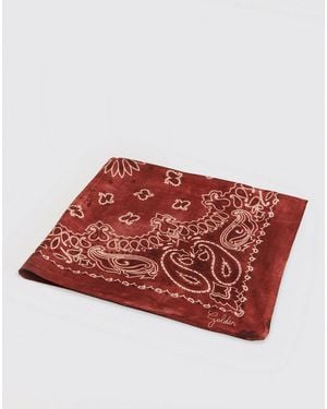 Golden Goose Bandana Print Silk Scarf - Red
