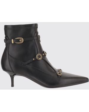 Pinko Leather Ankle Boots - Black