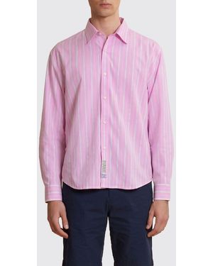La Martina Striped Long-Sleeved Cotton Shirt - Pink