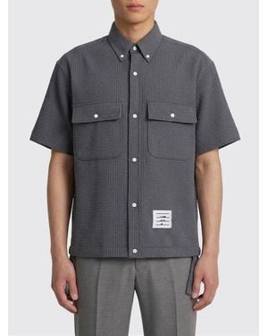 Thom Browne Wool Shirt - Gray