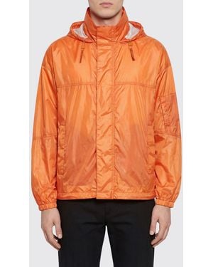 BOSS Polyester Windbreaker Jacket - Orange