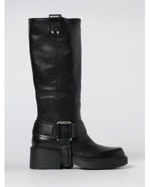 Vic Matié Flache Stiefeletten Damen - Schwarz