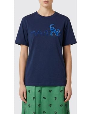 Marni T-Shirt Damen - Blau