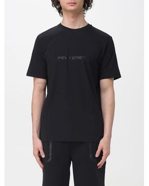 Peuterey Cotton Blend T-Shirt With Logo - Black