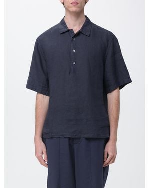 Barena Mola Linen Shirt - Blue