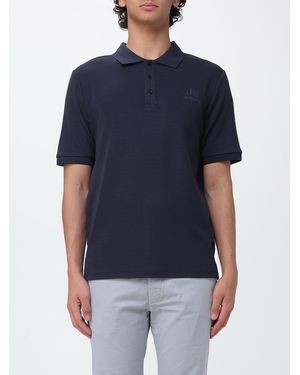 Jeckerson Polyester Polo Shirt With Logo - Blue