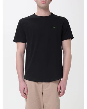 Sun 68 Basic Cotton T-Shirt - Black