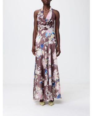 Hanita Floral Polyester Dress - White