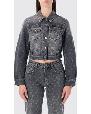 Marine Serre Coat - Grey