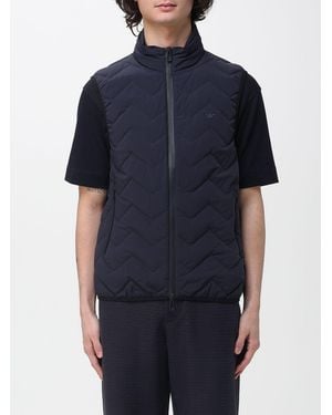 Emporio Armani Essential Padded Nylon Vest - Blue