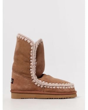 Mou Flache Stiefeletten Damen - Braun