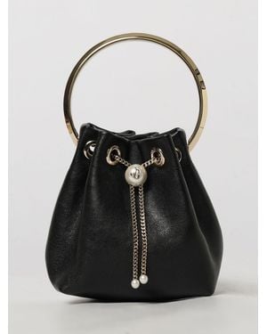 Jimmy Choo Bon Bon Mini Bucket Bag - Black