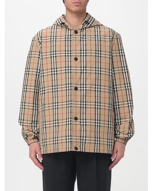 Burberry Reversible Hooded Windbreaker - Natural