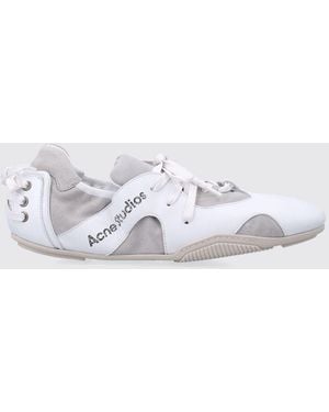 Acne Studios Leather Trainers - White