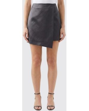 By Malene Birger Minifalda De Mezcla De Algodón - Azul