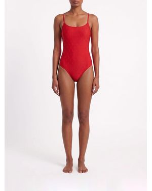 Polo Ralph Lauren Basic Recycled Polyester Swim Trunks - Red