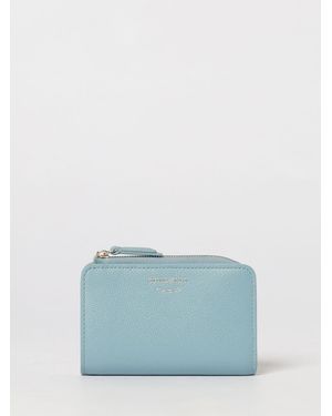 Emporio Armani Grained Leather Wallet - Blue