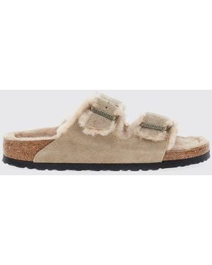Birkenstock Flat Sandals - White