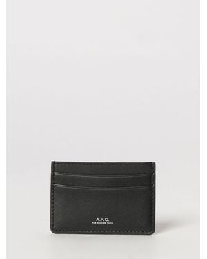 A.P.C. Portafoglio Uomo - Grigio