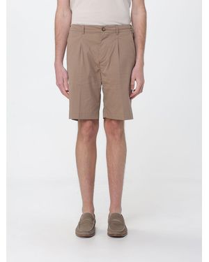Brooksfield Techno Cotton And Nylon Blend Bermuda Shorts - Natural