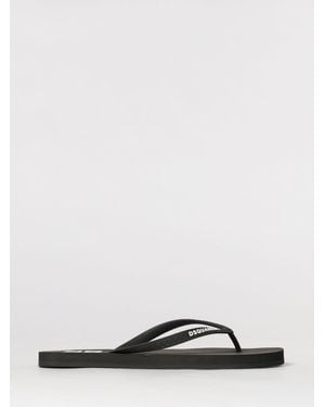 DSquared² Rubber Flip Flops - Black