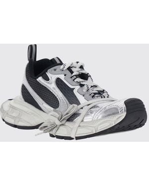 Balenciaga 3Xl Bicolor-Sneaker Aus Mesh Und Gummi Mit Used-Effekt - Weiß