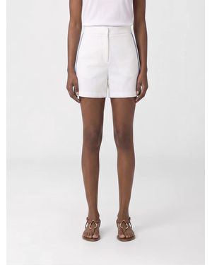 Low Classic Cotton And Linen Blend Shorts - White