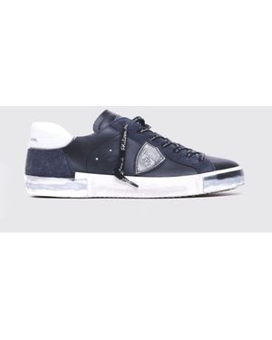Philippe Model Prsx Leather Trainers - Blue