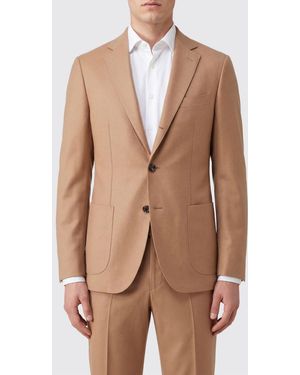 Sartorio Napoli Single-Breasted Cashmere And Silk Blazer With Peak Lapels - Natural