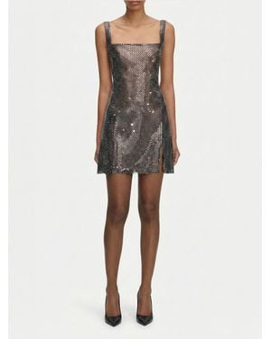 Self-Portrait Dress - Grey