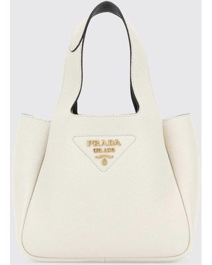 Prada Tote Bag - Natural