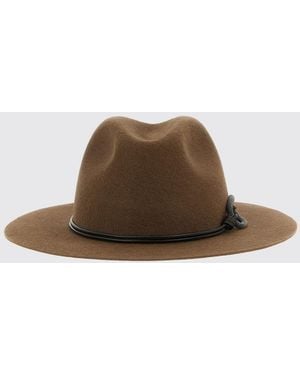 Brunello Cucinelli Cappello Donna - Marrone
